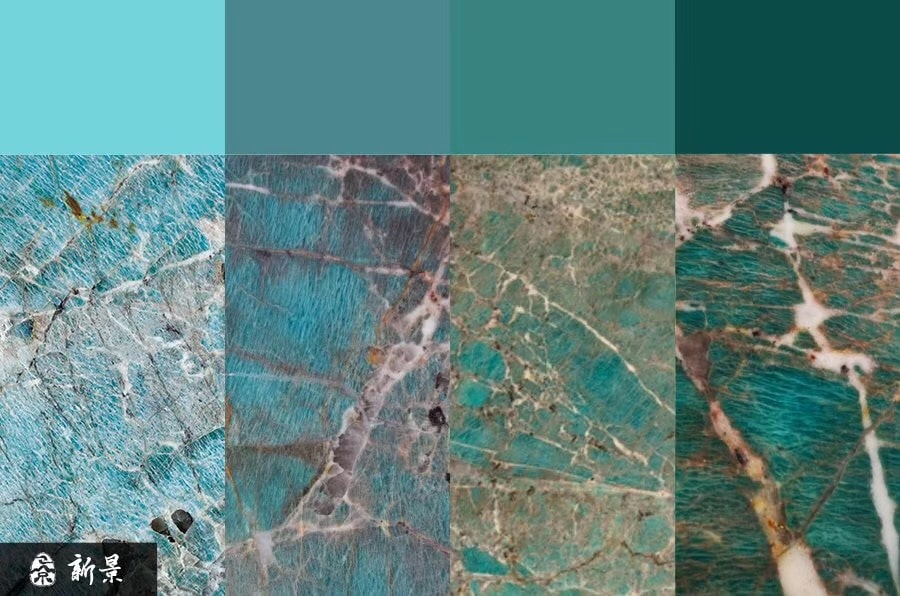 Amazonita Granite Stones