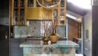 Amazonita Granite Block installed into a kitchen